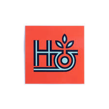 Habitat Skateboards Pod Logo Square Small Sticker
