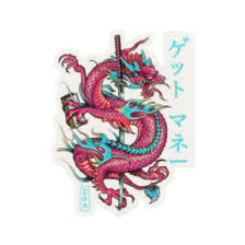 DGK Dragon Sword Sticker