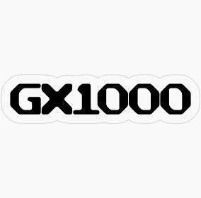 GX1000 Skateboards Logo Sticker