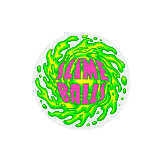 Slime Ball Wheels 2" Small Circle Sticker