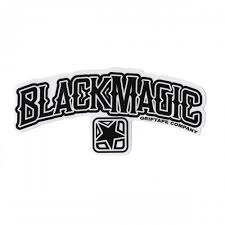 Black Magic Die Cut Arched Logo 5" Sticker