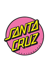 Santa Cruz 3" Classic Pink Dot Sticker