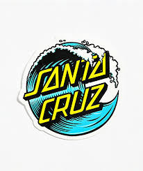 Santa Cruz 3" Classic Wave Dot Sticker