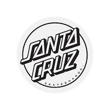Santa Cruz 3" Classic White Dot Sticker