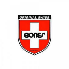Bones Original Swiss Shield Small Sticker