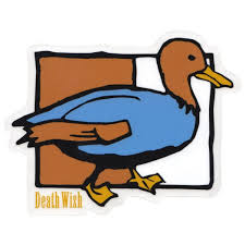 Deathwish Skateboards Mallard Duck Sticker - 5.0 x 4.0