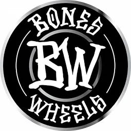 Bones Round Silver Small 2" Sticker